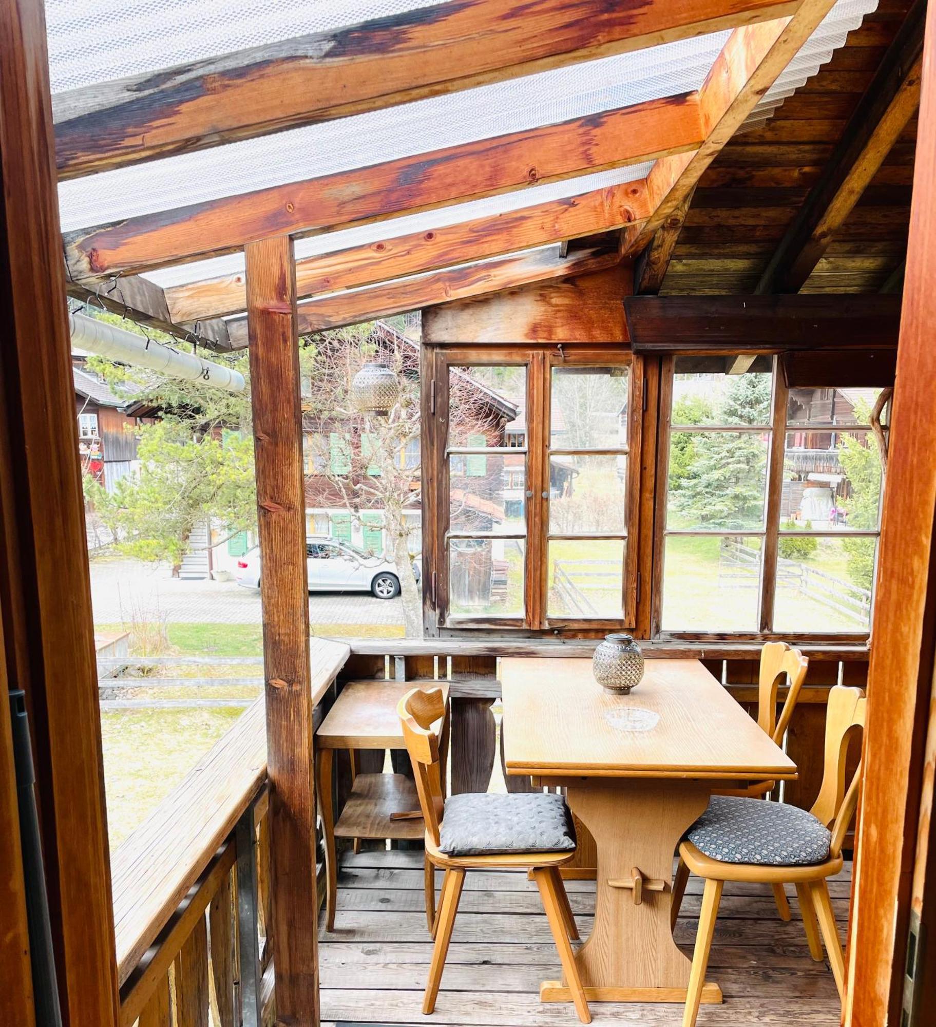 Lovely & Great Equipped Wooden Alp Chalet Flat Kandersteg Dış mekan fotoğraf