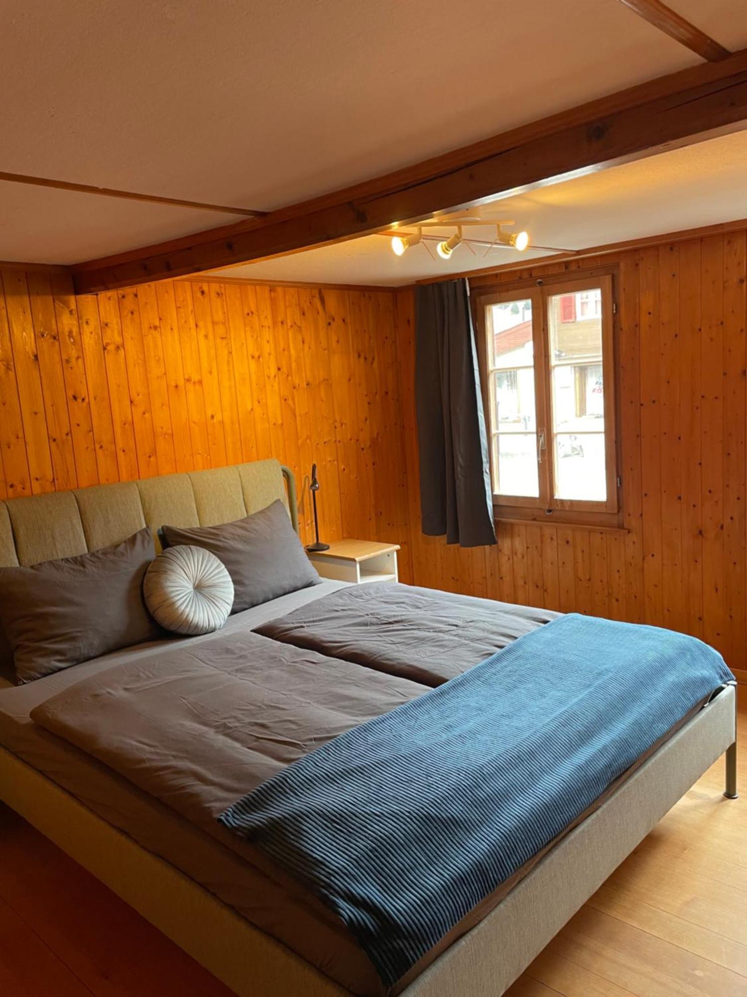 Lovely & Great Equipped Wooden Alp Chalet Flat Kandersteg Dış mekan fotoğraf